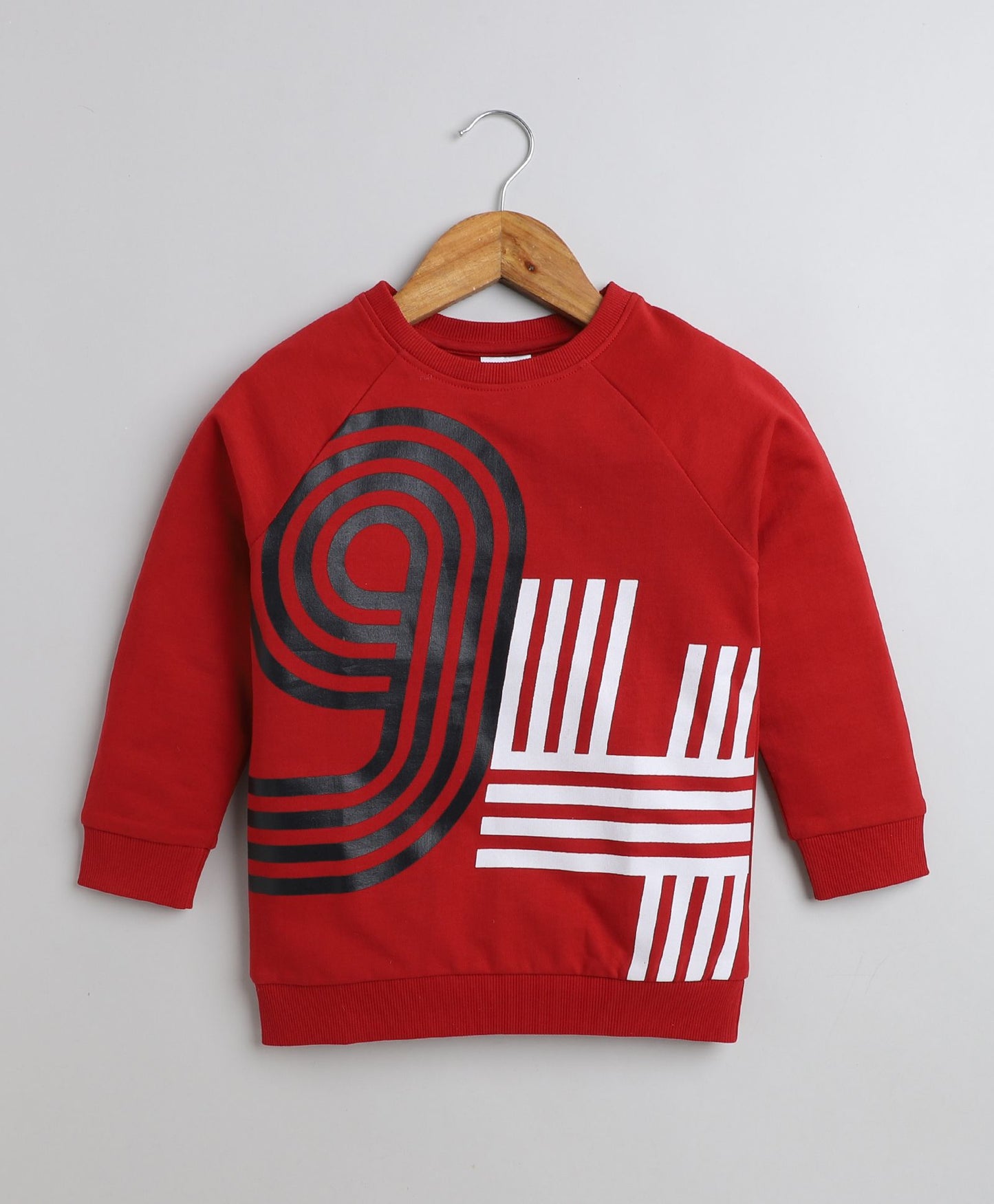Stylish Layers for Little Legends - Red Sweatshirt