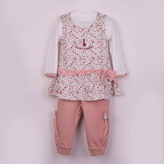 Annie Girls All-Over Print Red Top & Full-Length Trousers – Smart Outdoor Comfort