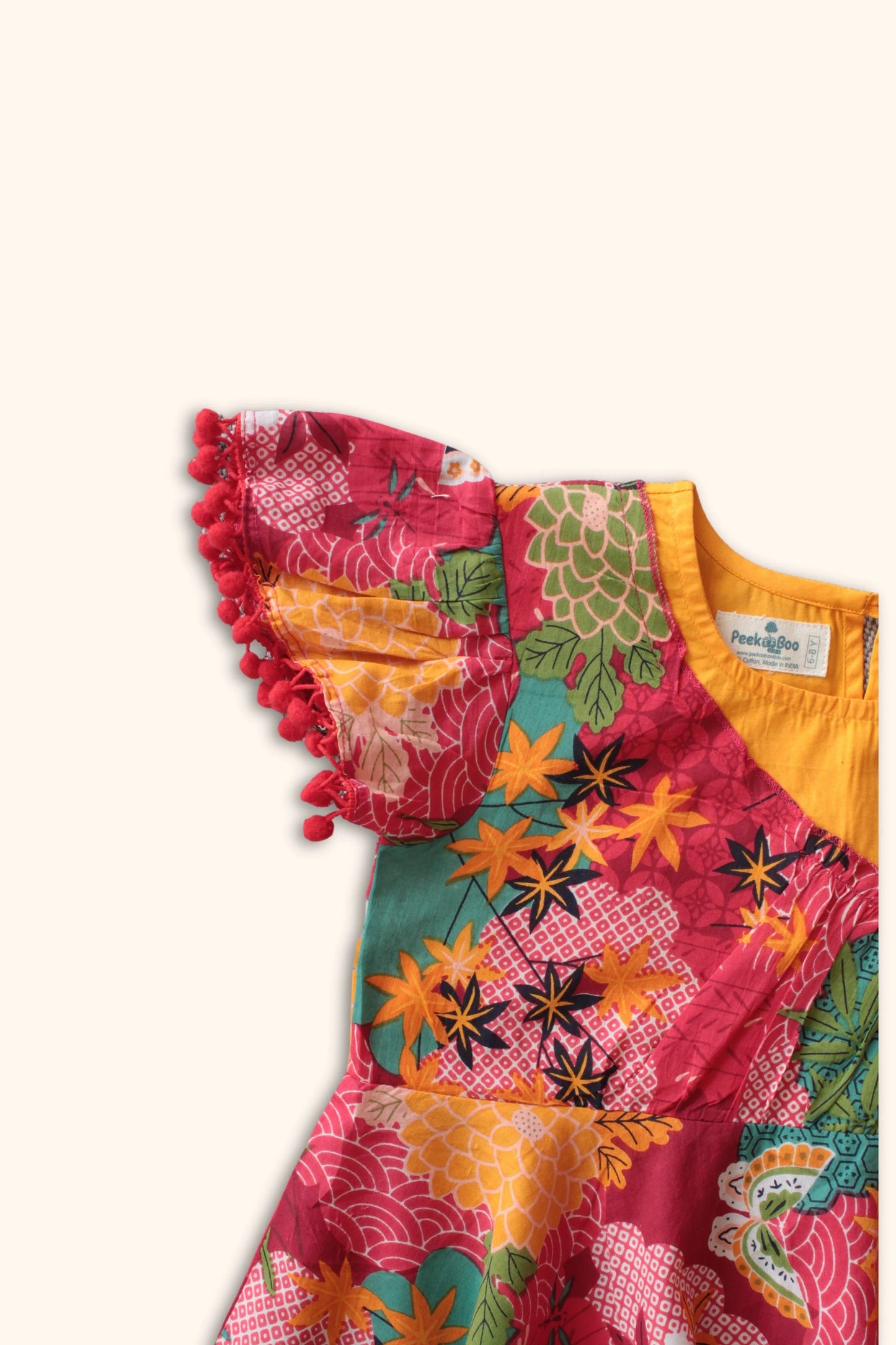 Dapper in Red: Peekaaboo Trendy Top & Flared Palazzos for Little Fashion Stars