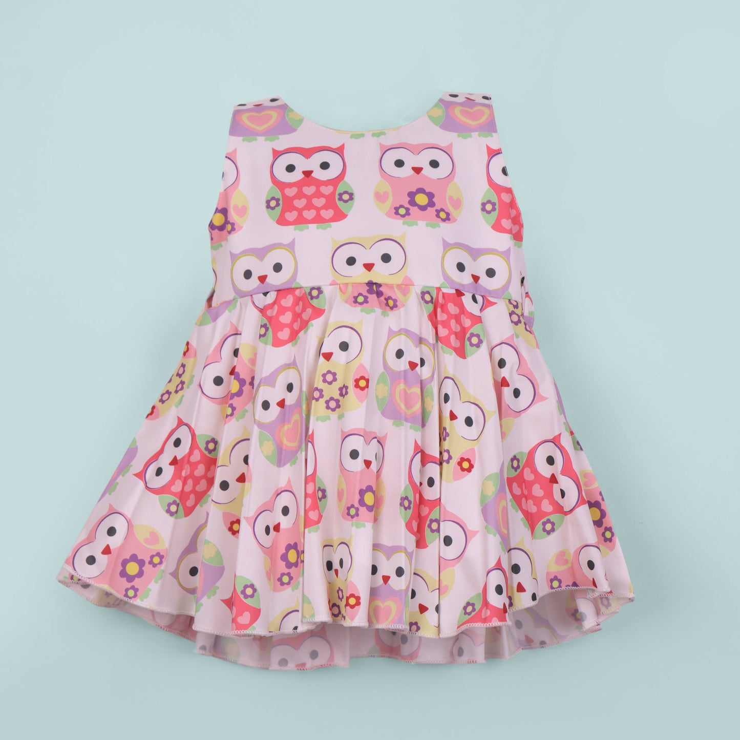 Stay cute in A Little Pari’s red frock—easy back zipper and playful all-over prints for girls!