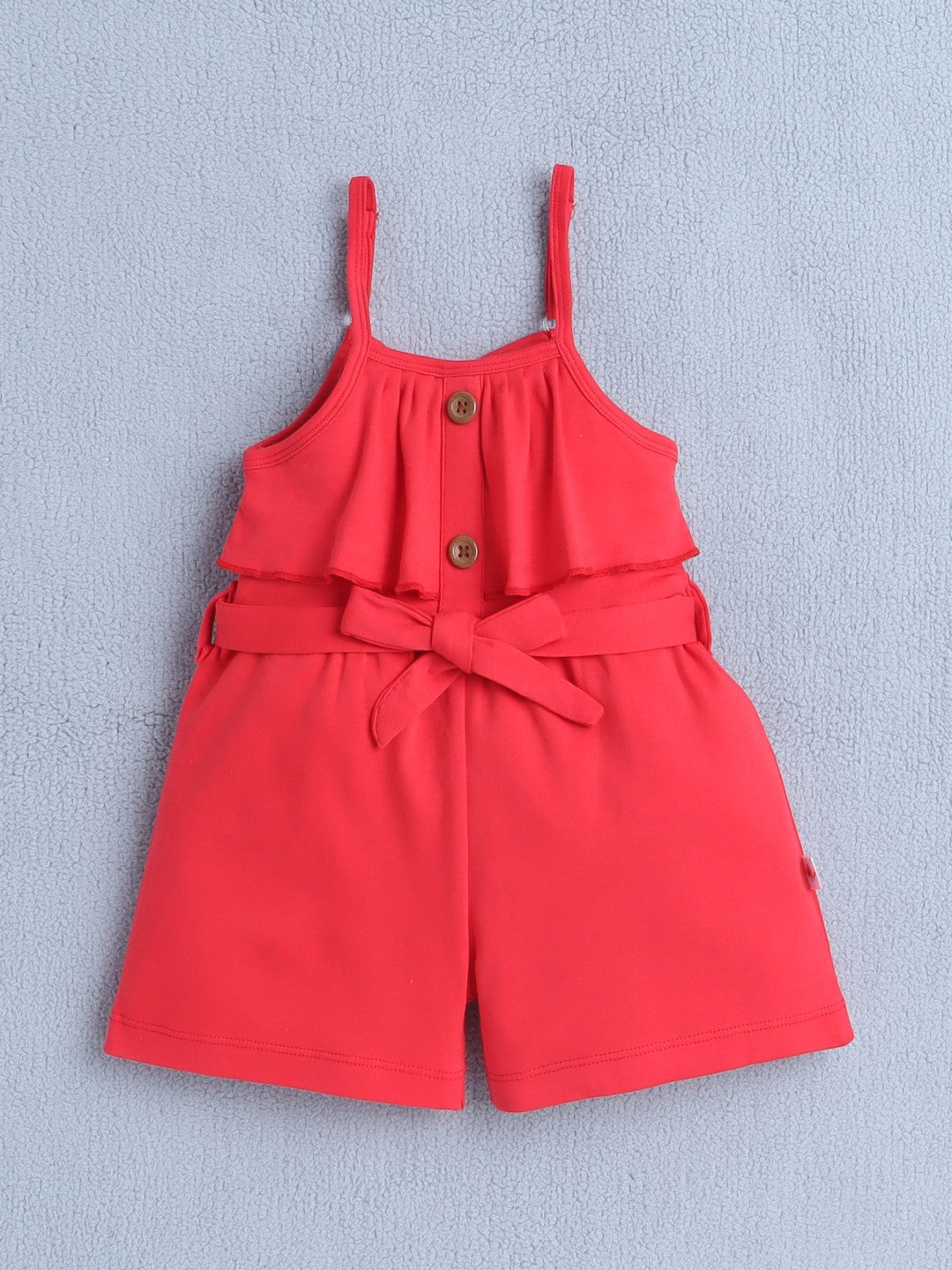 Bumzee’s cotton jumpsuit with belt: stylish, comfy, and summer-ready for girls on the go!