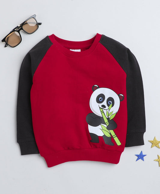 Bumzee Cool Vibes Sweatshirt – Classic Red for Smart Days