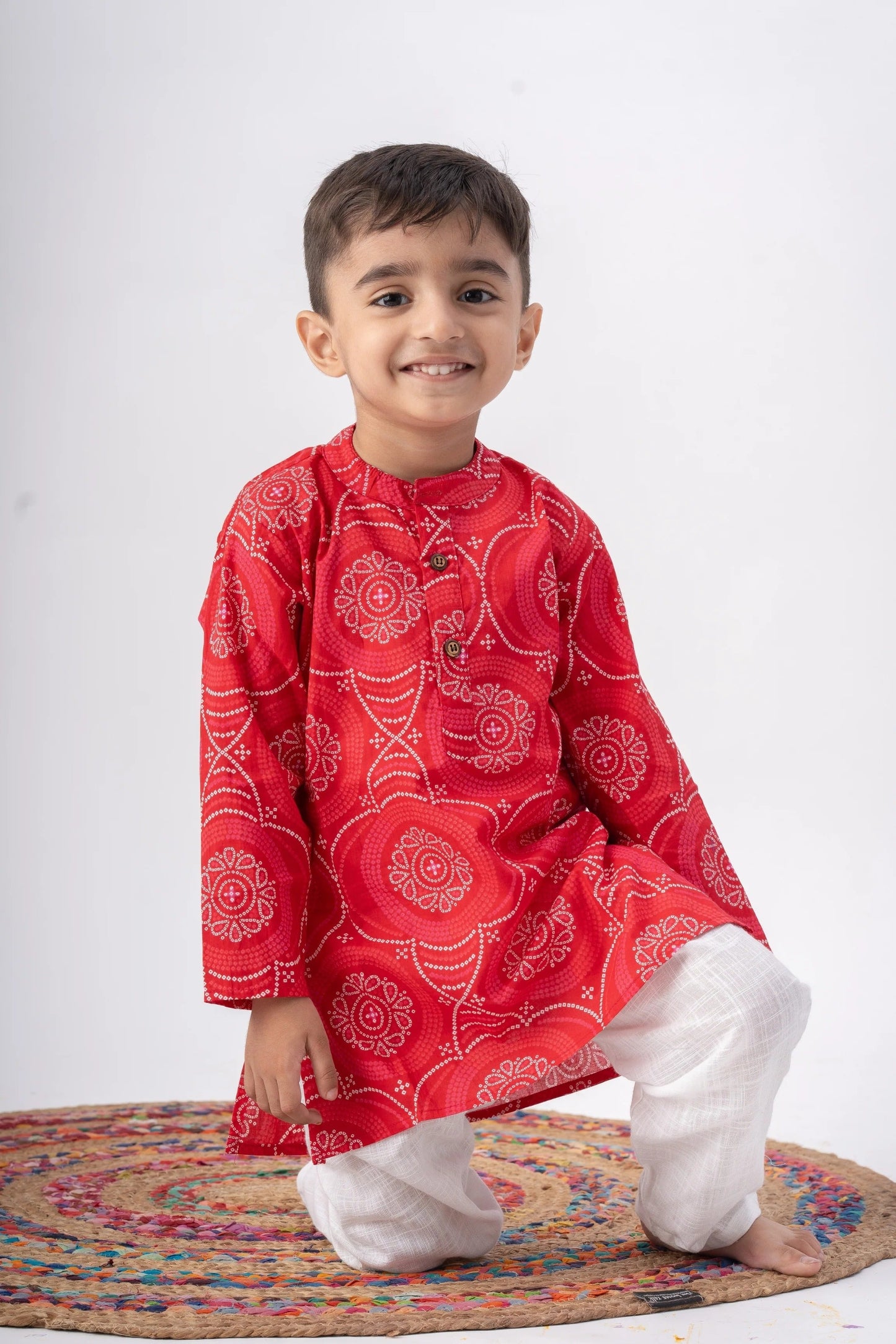 Chhota Royal: Peekaboo Boys’ Festive Kurta Set
