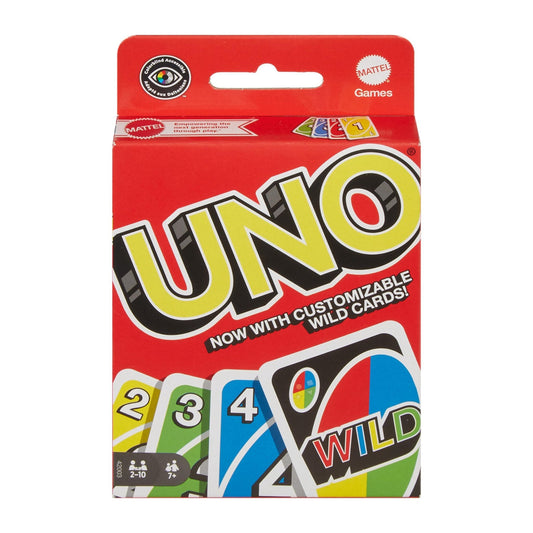Mattel UNO Card Game – 112-Card Set, Multicolor, for Ages 7 & Up and Adults