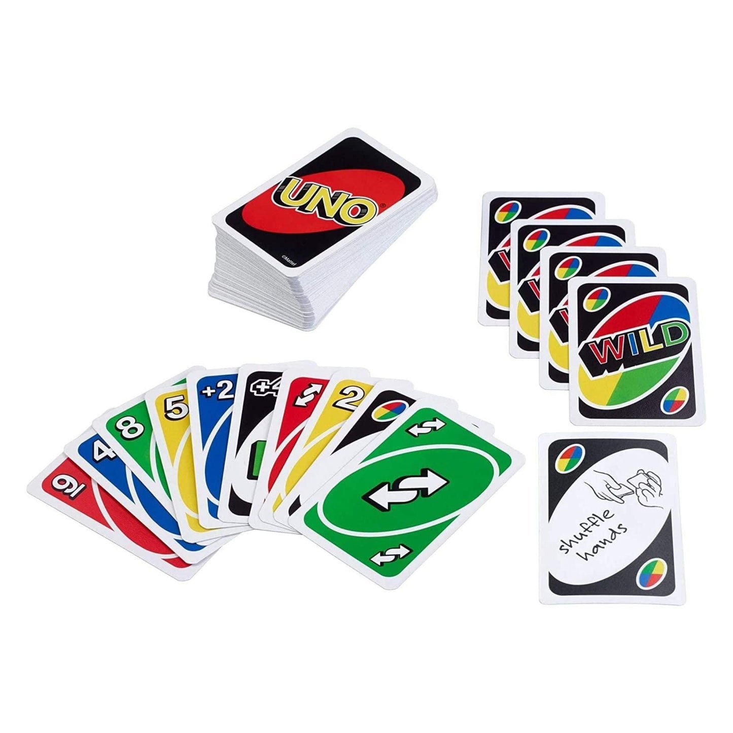 Mattel UNO Card Game – 112-Card Set, Multicolor, for Ages 7 & Up and Adults