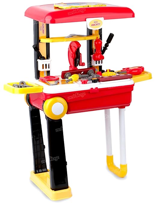 Kids Tool Set – Pretend Construction & Building Role Play Kit – Fun for Ages 3+