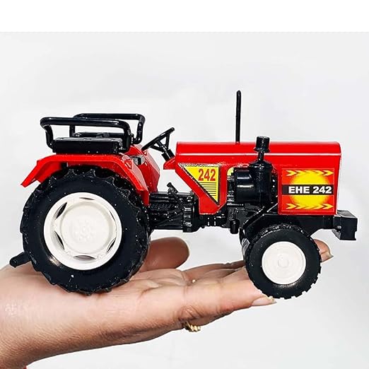 Mini Eicher Tractor Toy – Realistic Pull-Back Vehicle for Kids – Farm Playtime