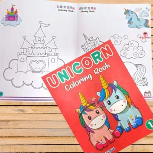 Coloring Book for Girls Kids Doodle Book (Pack of 2) – Magical Unicorn Adventures for Creative Fun