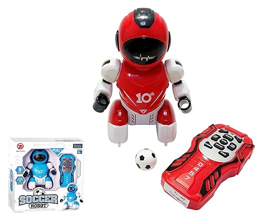 Kids Treasures RC Dancing Soccer Robot – Light & Music Action Toy – Ages 3+