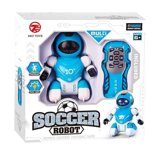 Kids Treasures RC Dancing Soccer Robot – Light & Music Action Toy – Ages 3+