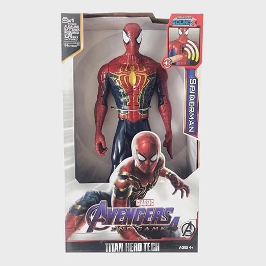 12" Spiderman Titan Hero Figure – Light & Sound Infinity War Collectible