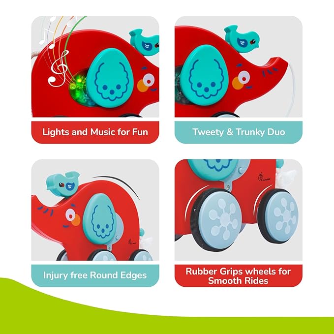 Orapple - Orapple Trunky - Pull Along
Toy - Red Blue