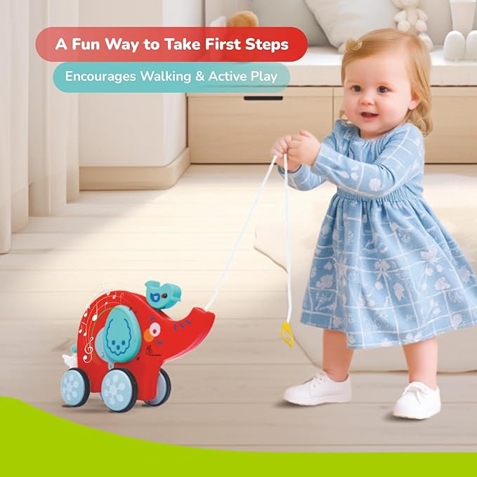 Orapple - Orapple Trunky - Pull Along
Toy - Red Blue