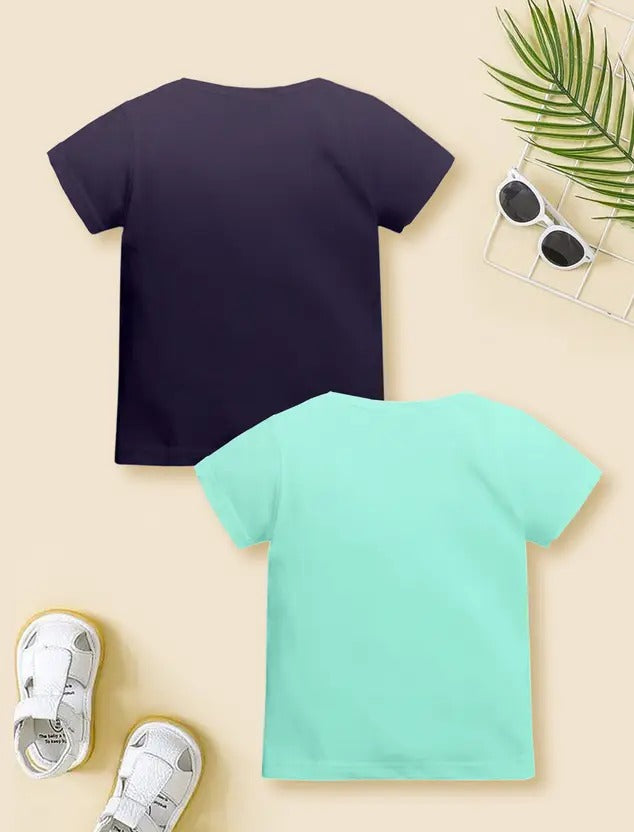 Elemenopee boys’ 2-pack T-shirts: comfy cotton, vibrant colors, and beachy playful prints!