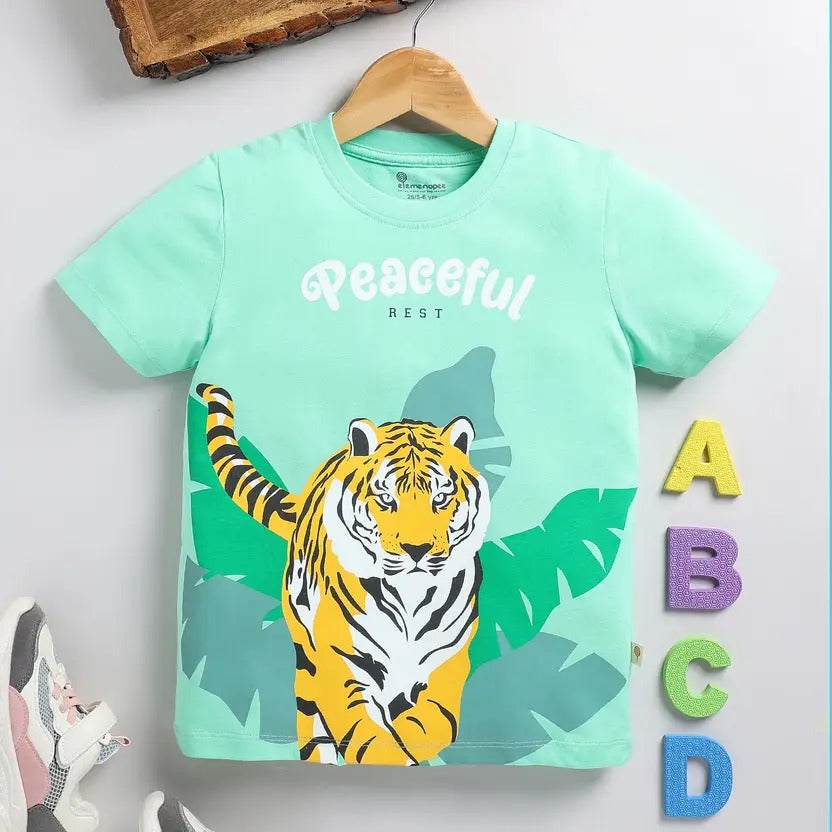 Elemenopee boys’ 2-pack T-shirts: comfy cotton, vibrant colors, and beachy playful prints!