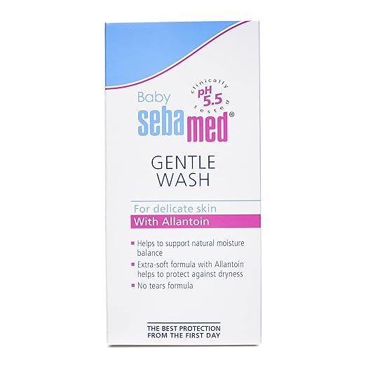 Sebamed Baby Gentle Wash, pH 5.5, Soap & Tear Free, 200ml