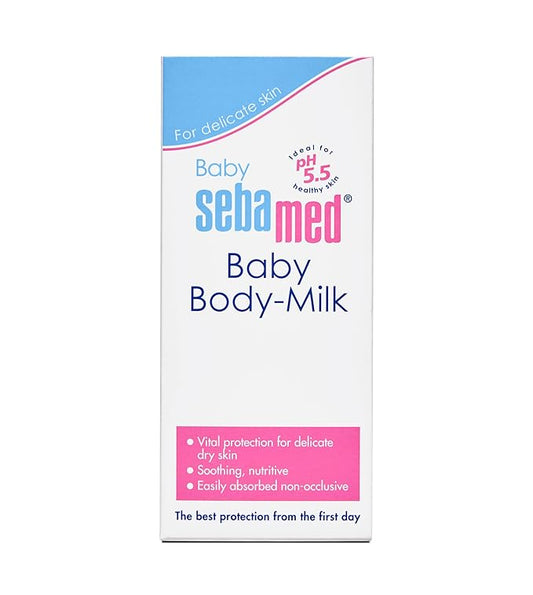 Sebamed Baby Body Milk Lotion, pH 5.5, For Dry Skin, Daily Moisturizer, 100ml