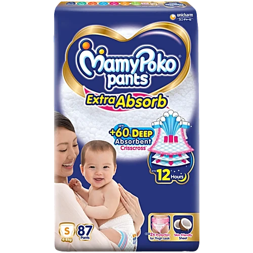 Mamypoko Pants Extra Absorb  S, 87 pcs