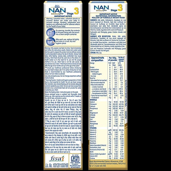 Nestle Stage 3 Follow Up Formula Milk Powder - 400 g