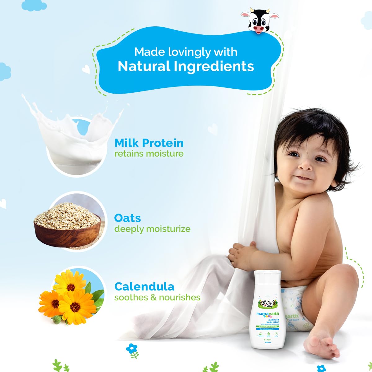 Mamaearth Milky Soft Body Lotion for Babies– 200ml