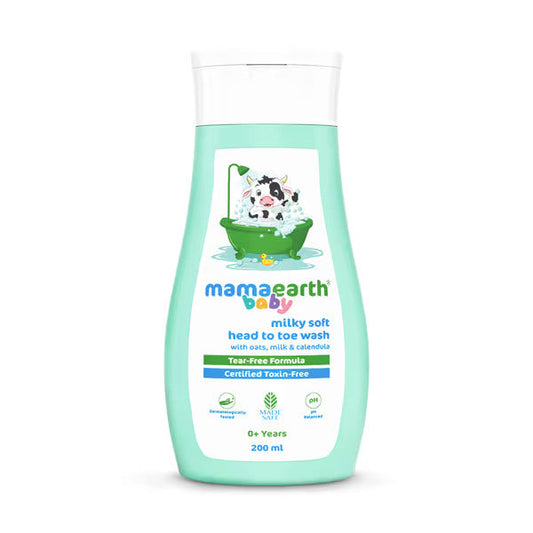 Milky Soft Head to Toe Wash for Babies- 200 ml
