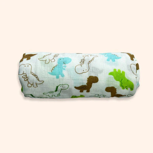 Bamboo Muslin Swaddles Foxy Forest Swaddle, Dragon Swaddle, Giraffe Swaddle