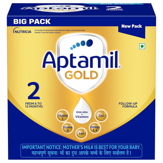 Aptamil Gold Infant Formula Milk Powder for Babies - Stage 2 (6-12 Months)