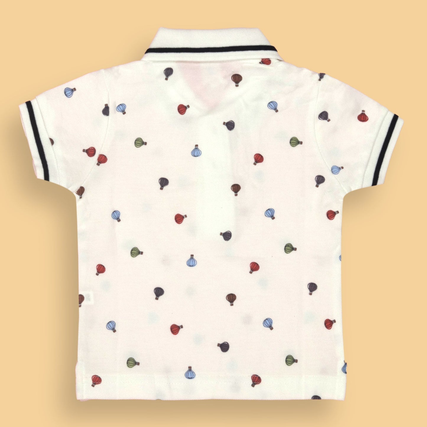 Zero Boys Navy Blue Cotton Printed Collar Neck T-shirt