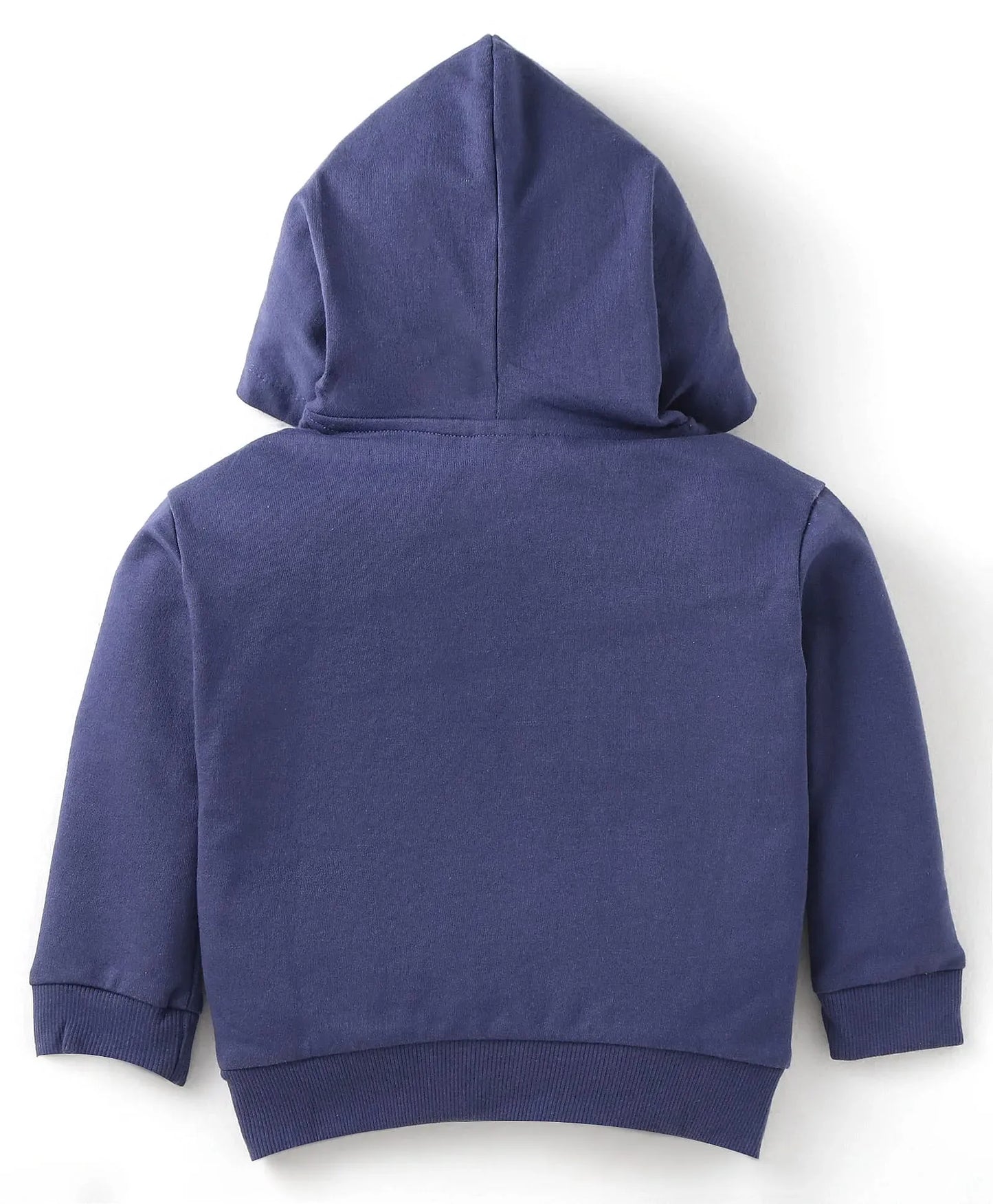 Zero Navy Breeze: Soft Cotton Hoodie with Double Pockets for Easy Adventures