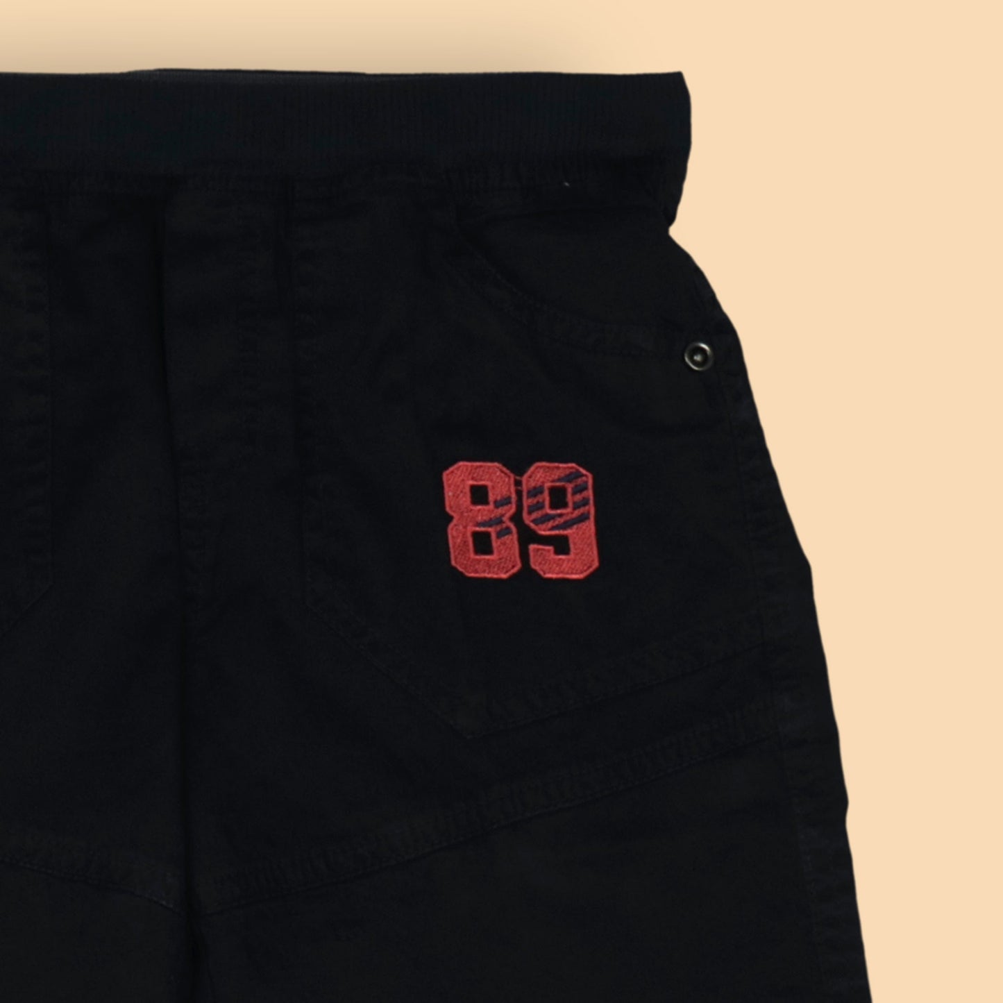 OlioKids Boys Cotton Blend Elasticated Pull-On Shorts