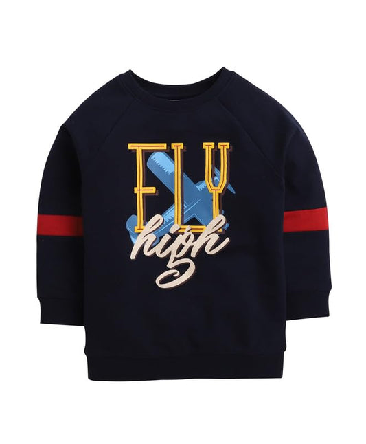 Boys' Navy Blue Sweatshirts – Stylish, Warm & Made for Play