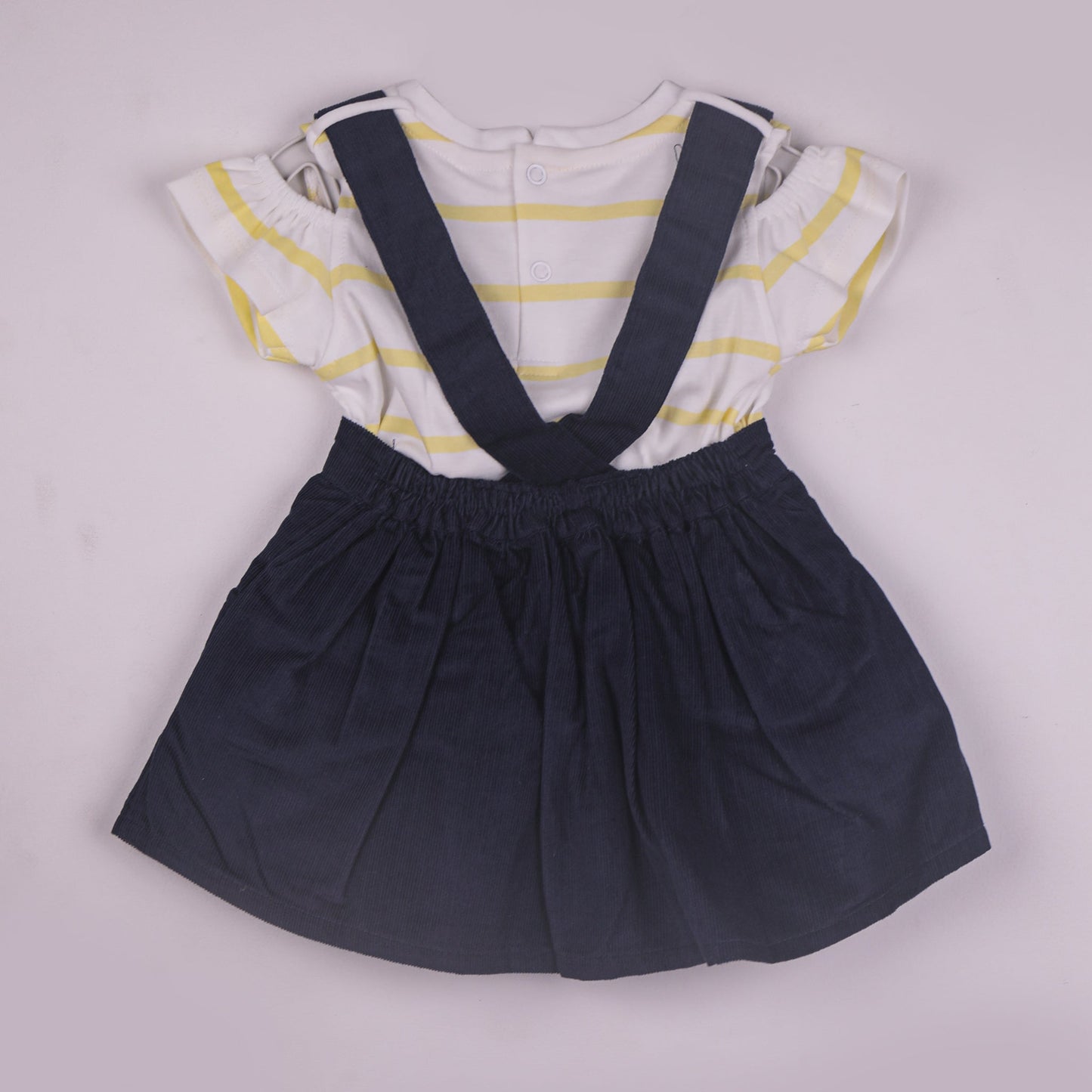Toffyhouse Bunny Embroidered Cotton & Jumpsuit for Girls – Summer Half Sleeve Bodysuit