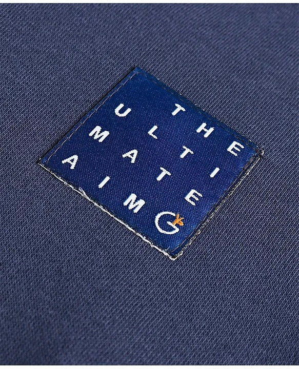 Ready to Roar: The Navy Blue Winter Warmth Zip