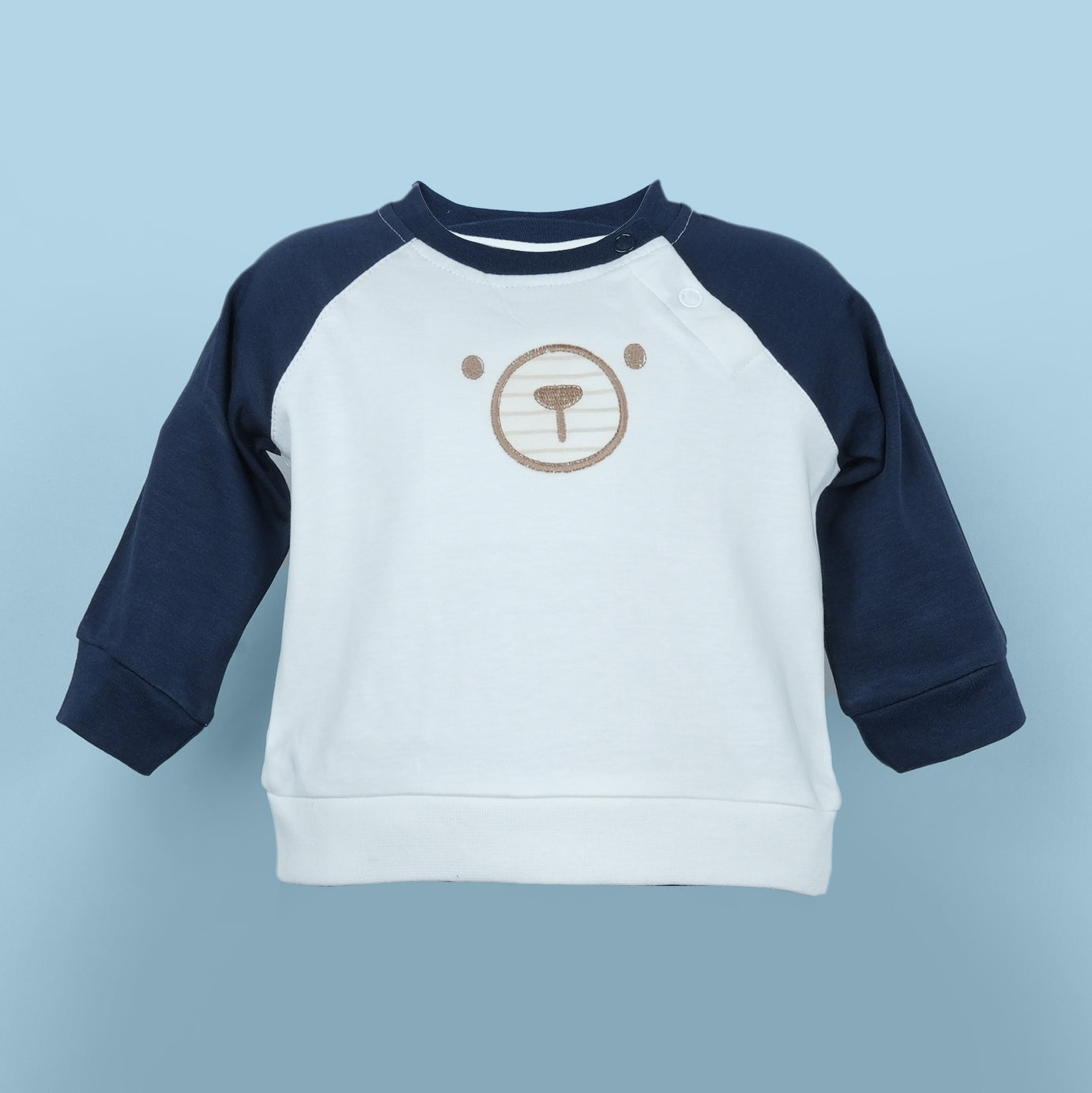 Everyday Diva – Navy Blue Cotton Top with Leggings