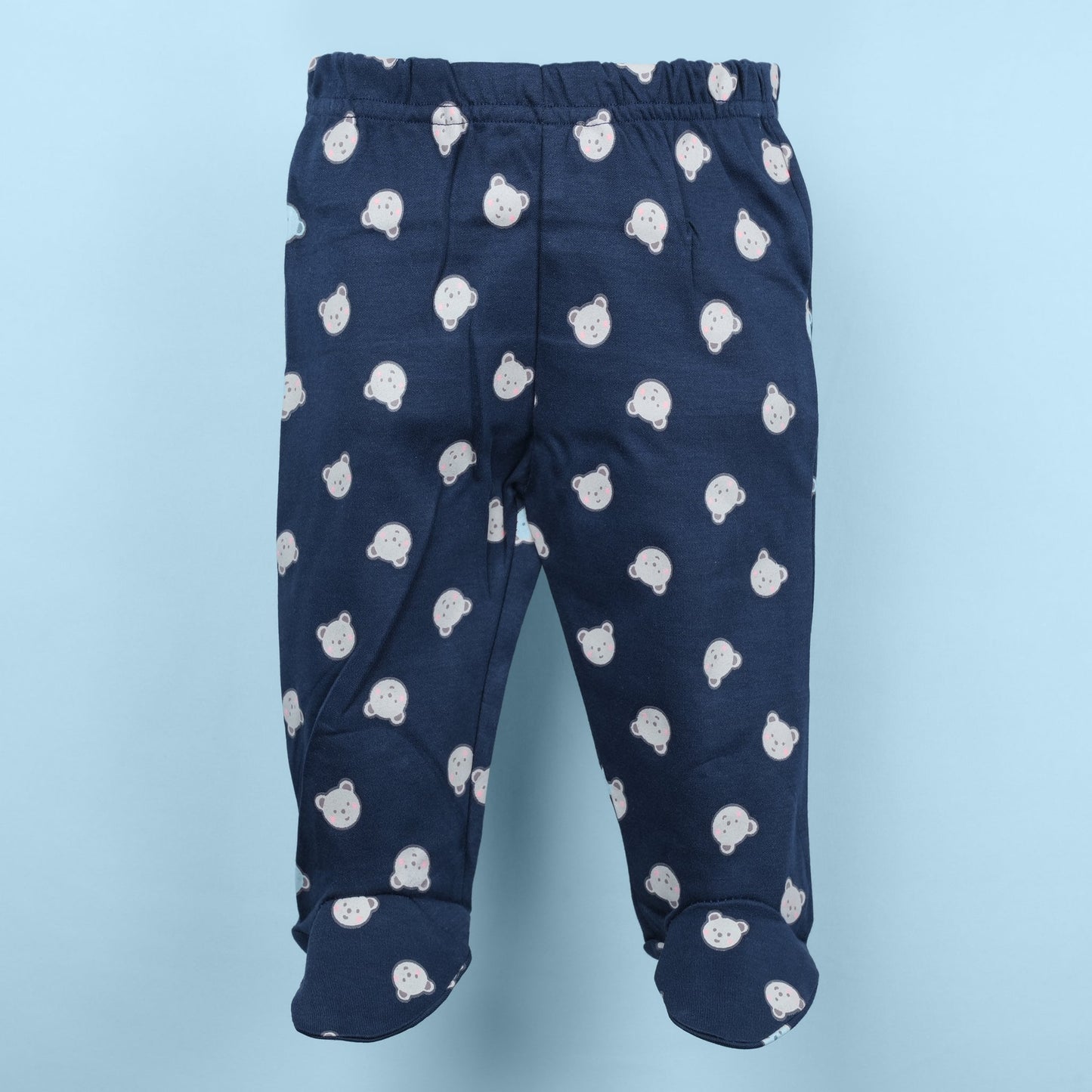 Everyday Diva – Navy Blue Cotton Top with Leggings