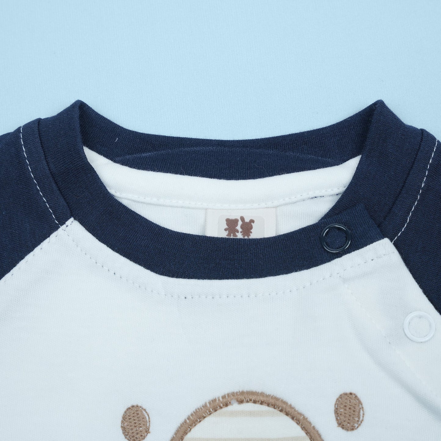 Everyday Diva – Navy Blue Cotton Top with Leggings