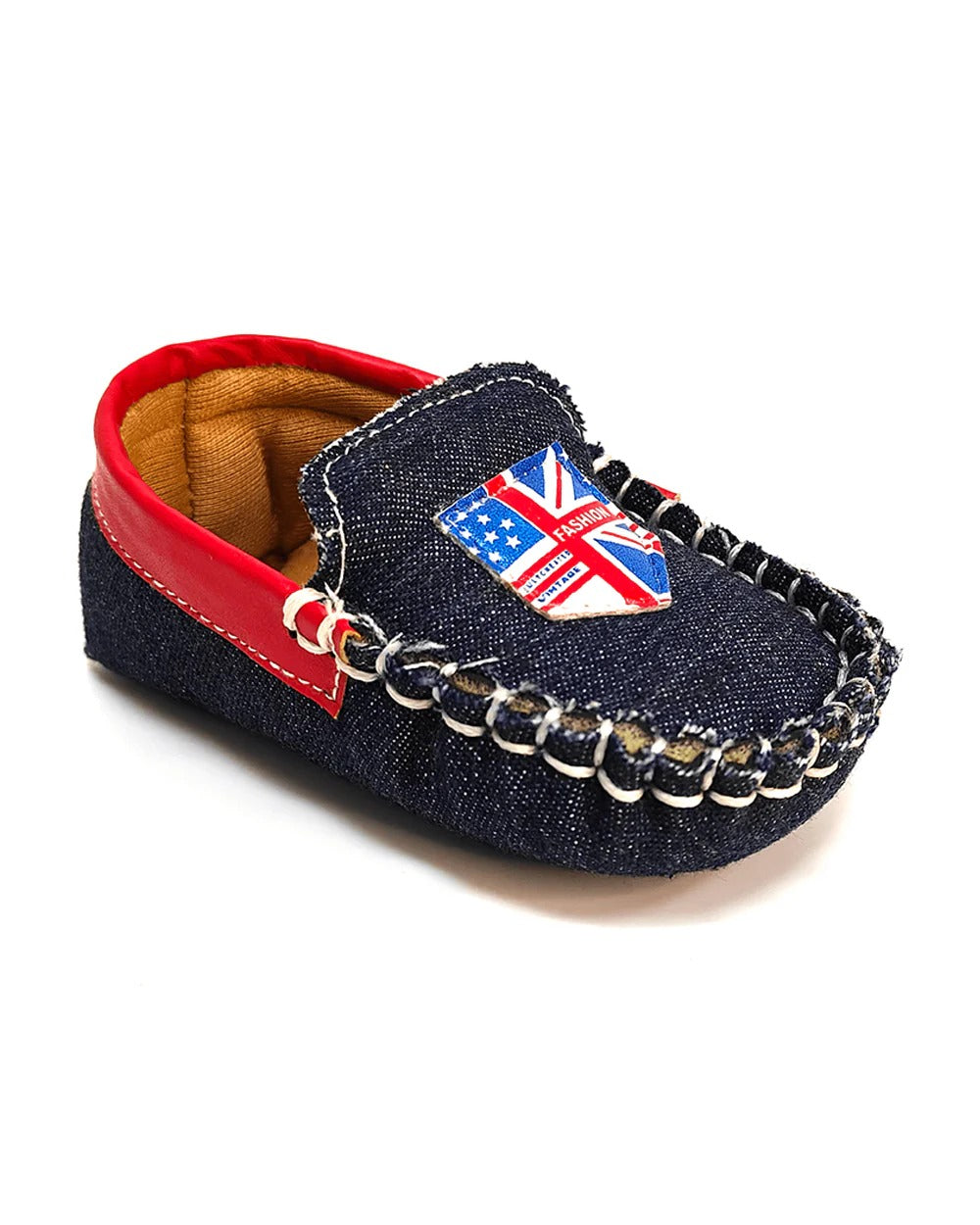 Nuluv Blue Velcro Loafers – Party Booties for Infants (Soft & Comfy Baby Shoes)