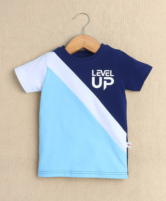 Bumzee Boys’ Cotton T-Shirt – Navy Blue | Casual Summer Wear