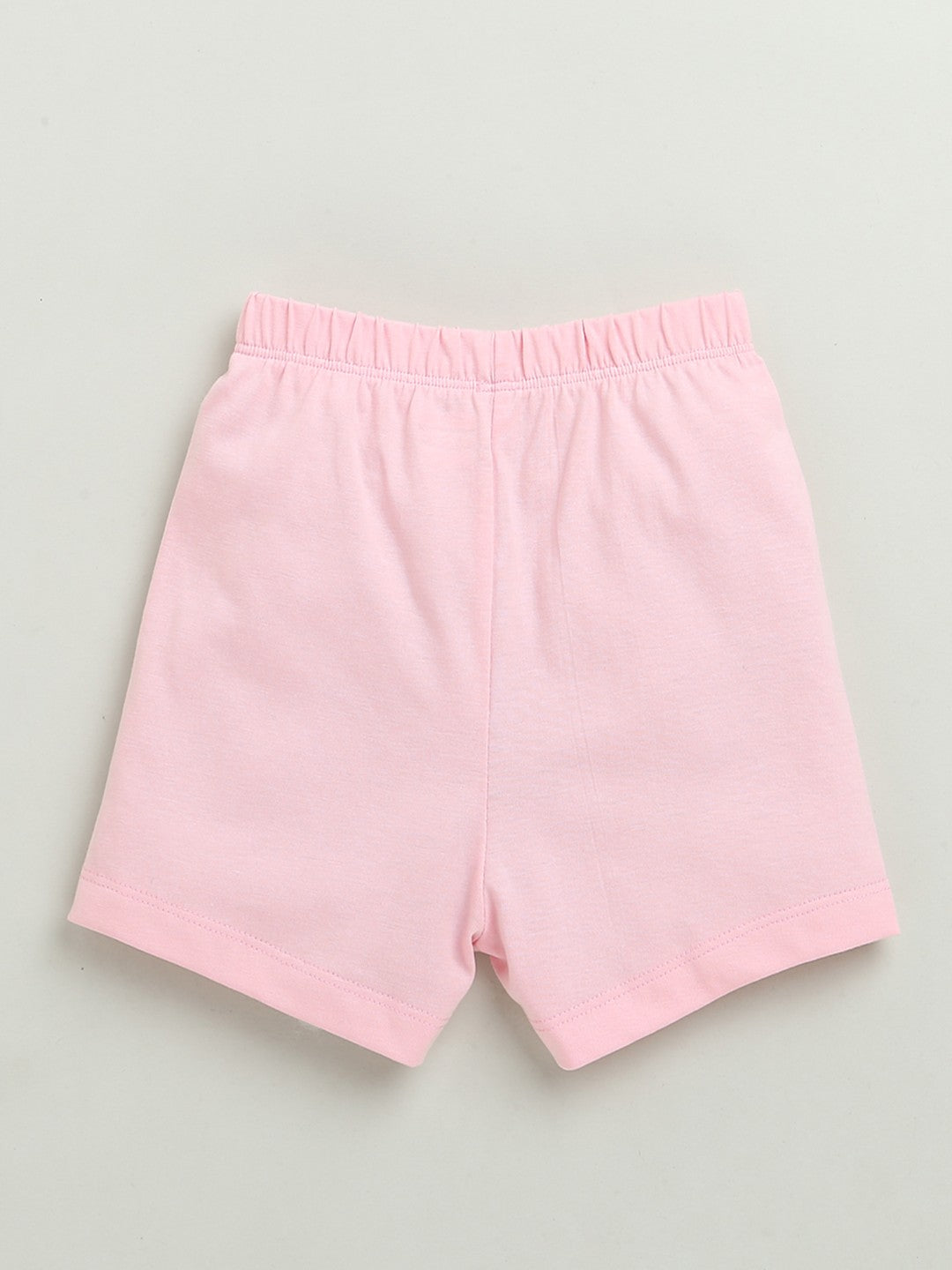Slip into cozy style with Bumzee’s T-shirt & shorts set—playful text and comfy fit!