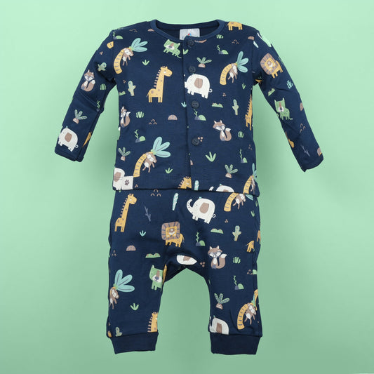 Ollypop Everyday Cotton Set – Full Sleeve Top with Comfy Pyjamas