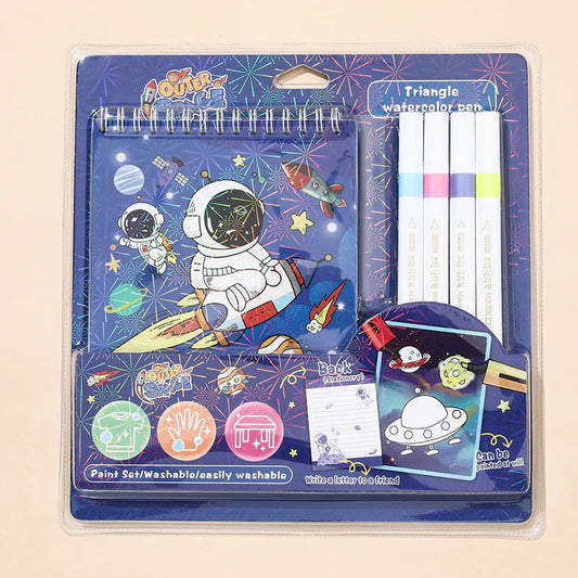 Unisex Water Paint Book – Educational Art & Craft Set