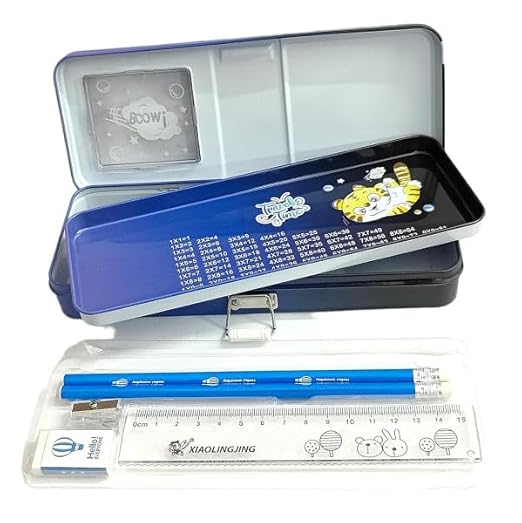 Unisex Pencil Set – 1 Pencil & 1 Storage Box – Stylish School & Home Stationery