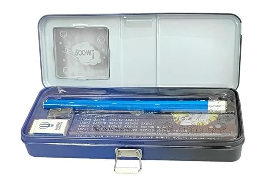 Unisex Pencil Set – 1 Pencil & 1 Storage Box – Stylish School & Home Stationery