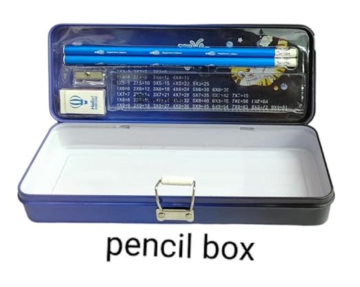 Unisex Pencil Set – 1 Pencil & 1 Storage Box – Stylish School & Home Stationery