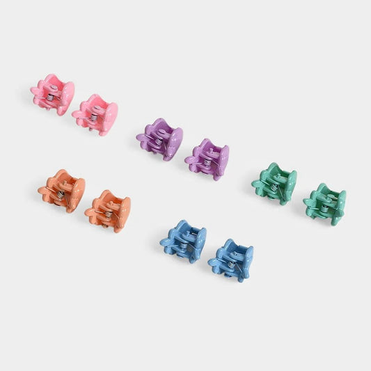 Miarcus Multi-Color Daily Wear Hair Clips – 5 Stylish Clips for Girls