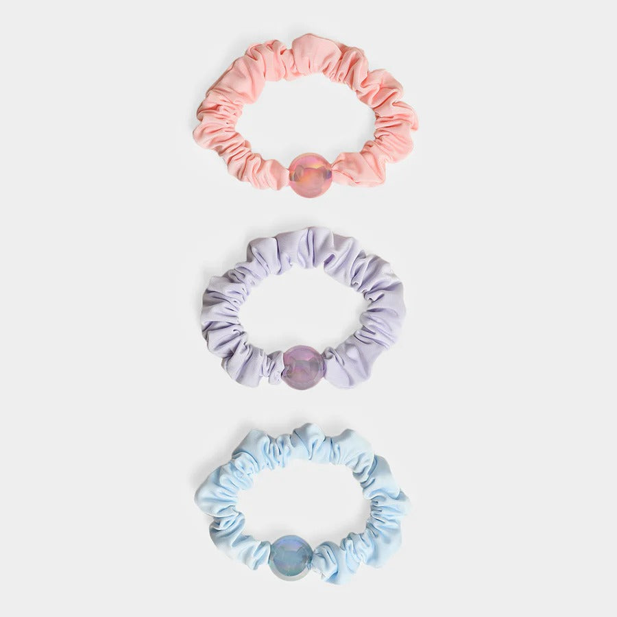 Soft Glow Hair Ties Set – Miarcus 3-Piece Fashion Colors