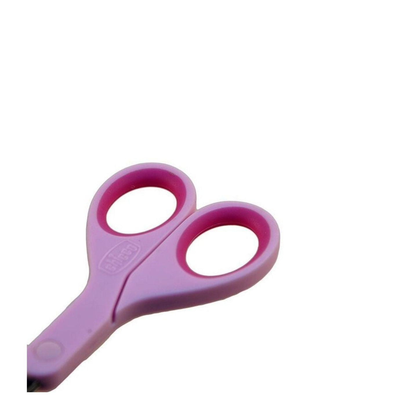 Chicco Baby Nail Scissors – Rounded Blade Tips for Safety, Easy-Grip Handle, Grooming Tool for Newborns 0m+ (Pink)