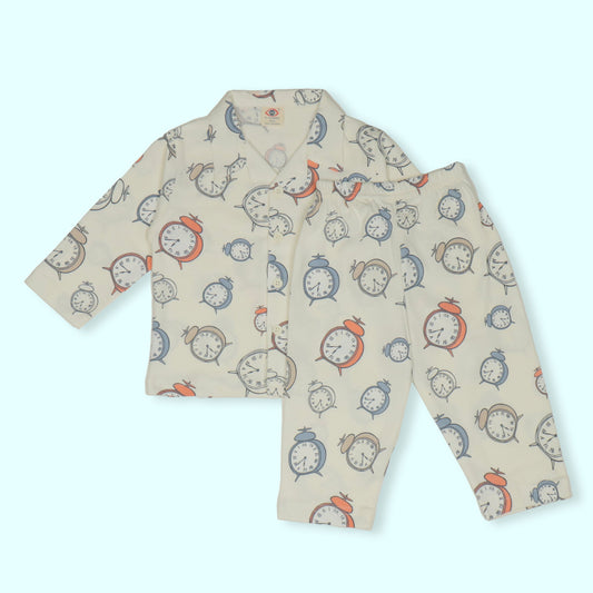 Zero Chill-Time Sky Blue Pajama Set Cozy Up with Plane & Chopper Fun!