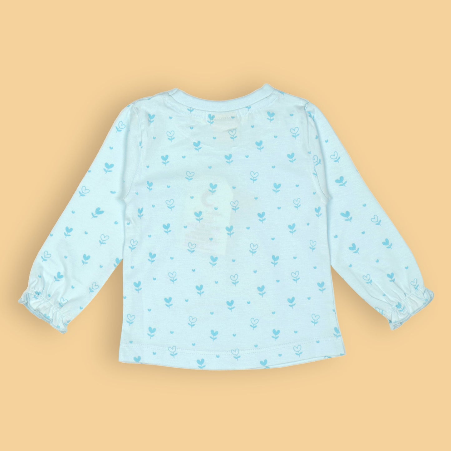 Inspiring Cucumber Girl's Soft Cotton T-Shirt (Light Blue)