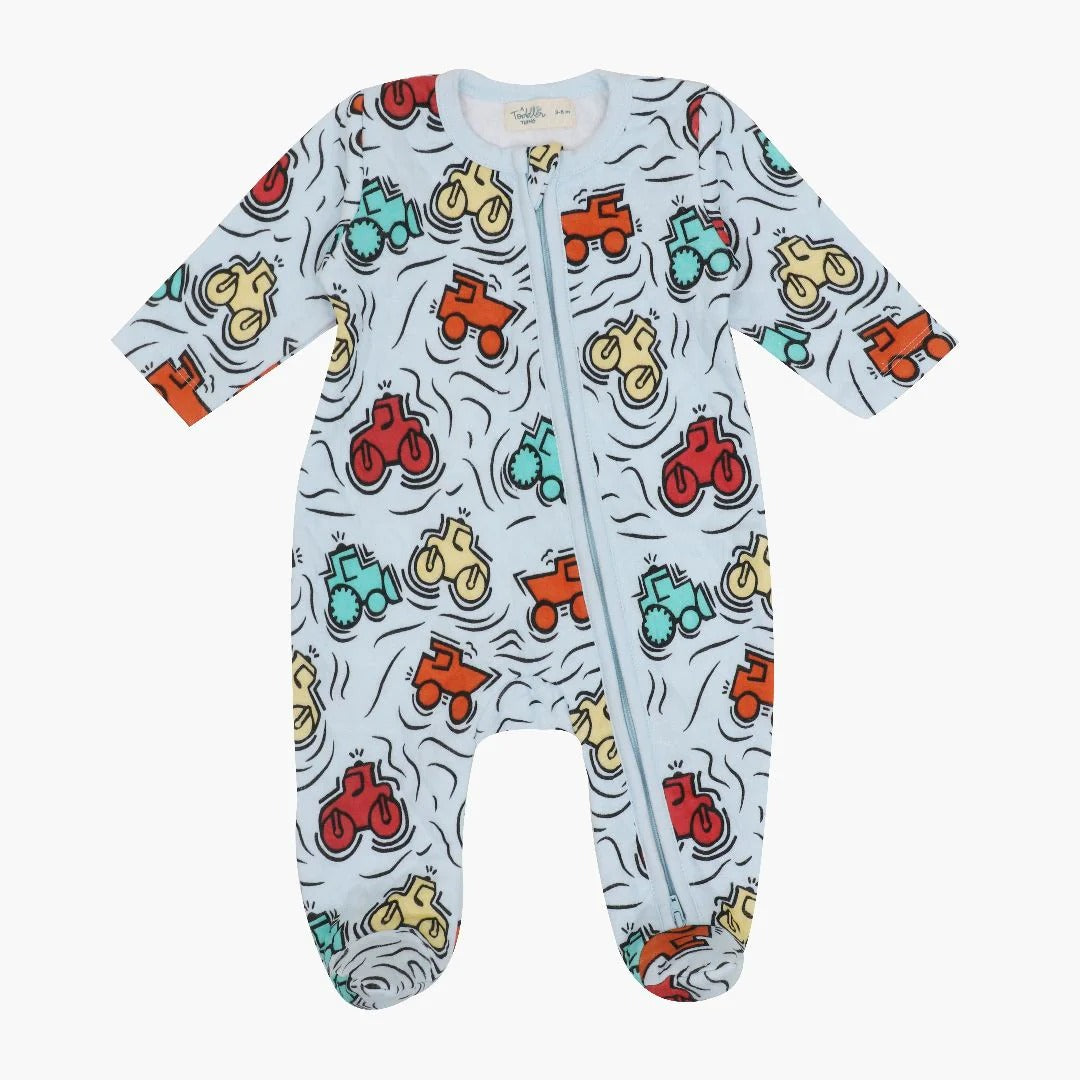The Snuggle is Real! Light Blue All-Weather Unisex Romper
